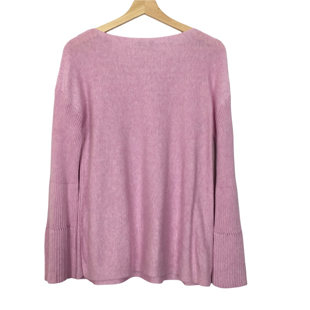 Vince Camuto Ribbed Bell Long Sleeve Pullover Sweater - Picture 10 of 11